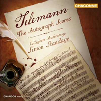 텔레만: 자필 악보 (Telemann: The Autograph Scores)(CD) - Simon Standage