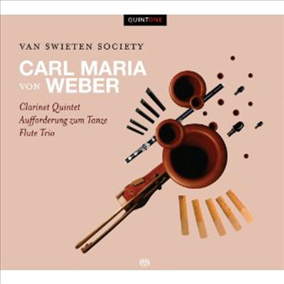 베버: 클라리넷 오중주 & 플루트 삼중주 (Weber: Clarinet Quintet & Flute Trio)(CD) - Van Swieten Society