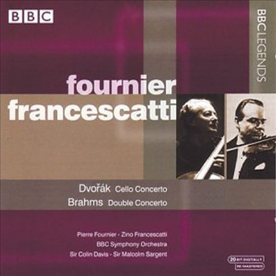 드보르작 : 첼로 협주곡, 브람스 : 이중 협주곡 (Dvorak : Cello Concerto, Brahms : Double Concerto)(CD) - Pierre Fournier