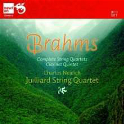 브람스: 현악 사중주 1번 - 3번 &amp; 클라리넷 오중주 (Brahms: String Quartets Nos.1 - 3 &amp; Clarinet Quintet) (2CD) - Charles Neidich