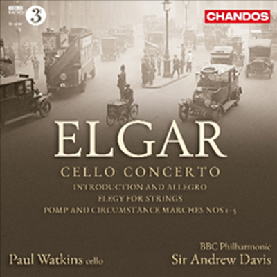 엘가: 첼로 협주곡 Op.85 & 현을 위한 엘레지 Op.58 (Elgar: Cello Concerto, Op.85 & Elegy, Op.58)(CD) - Andrew Davis