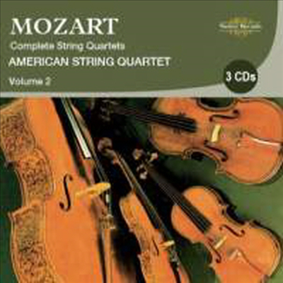 모차르트 - 현악 사중주 전집 Vol.2 (Mozart - Complete String Quartets Volume 2) (3CD) - American String Quartet
