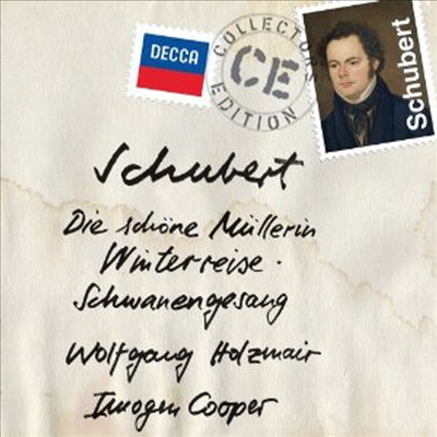 슈베르트 - 연가곡과 주요 성악 작품집 (Schubert: Die Schone Mullerin, Winterreise, Schwanengesang) (4CD Boxset) - Wolfgang Holzmair