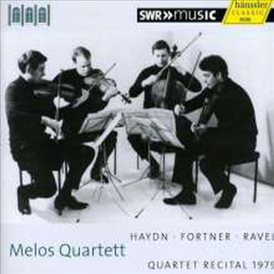 하이든, 포트너, 라벨: 현악 사중주 (Haydn, Fortner, Ravel: String Quartets (Recital 1979 Recital 1979 Schwetzinger Festspiele)(CD) - Melos Quartett
