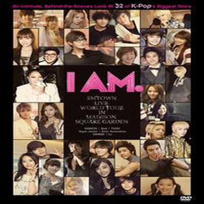 소녀시대/보아/F(x)/강타/수퍼주니어/동방신기 - I Am: Smtown Live At Madison Square Garden (지역코드1)(4DVD) (2012)