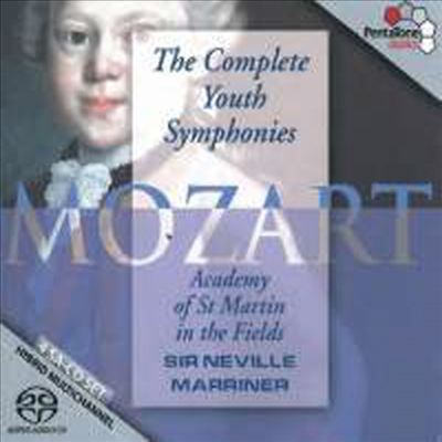 모차르트: 초기 교향곡 작품집 (Mozart: The Complete Youth Orchestra) (4SACD Hybrid) - Neville Marriner