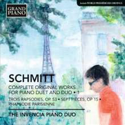 슈미트: 피아노 이중주 작품집 (Schmitt: Works for Piano Duet & Duo)(CD) - Invencia Piano Duo