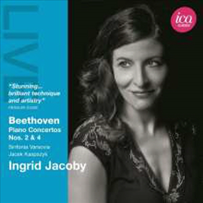 베토벤: 피아노 협주곡 2, 4번 (Beethoven: Piano Concerto No.2 &amp; 4)(CD) - Ingrid Jacoby