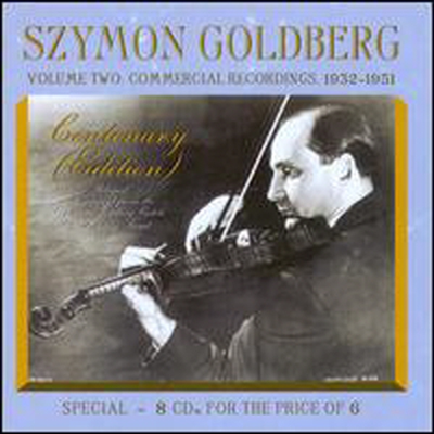 시몽 골드베르그 - 에디션, 2권 (Szymon Goldberg Centenary Edition, Vol. 2: Commercial Recordings) (8CD Boxset) - Szymon Goldberg