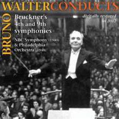 브루크너: 교향곡 4, 9번, 모차르트: 교향곡 35번 (Bruno Walter - Bruckner: Symphony No.4 &amp; 9, Mozart: Symphony No.35) (2CD) - Bruno Walter