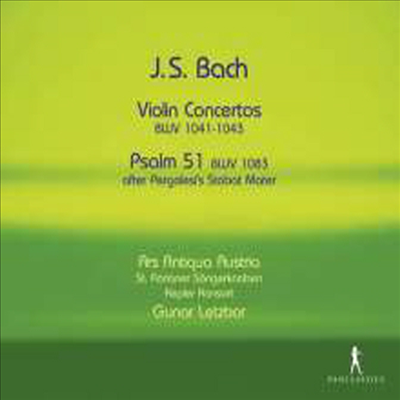 바흐: 시편과 칸타타 (Bach: Psalm 51 BWV1083 & Cantata BWV182) (2CD) - Gunar Letzbor