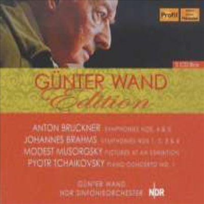 귄터 반드 에디션 - 브루크너, 브람스, 무소르그스키 & 차이코프스키 (Gunter Wand Edition - Bruckner, Brahms, Mussorgsky & Tschaikowsky) (5CD Boxset) - Gunter Wand