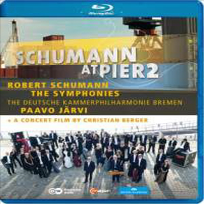 슈만: 교향곡 전곡 1번 - 4번 & 다큐 '피에르2에서 슈만' (Schumann: Complete Symphonies Nos.1 - 4 & Schumann at Pier2) (한글자막)(Blu-ray)(2012)(2012) - Paavo Jarvi