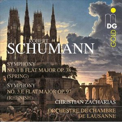 슈만: 교향곡 1 &#39;봄&#39;, 3번 &#39;라인강&#39; (Schumann: Symphony No.1 &#39;Spring&#39; &amp; 3 &#39;Rhenish&#39;) (SACD Hybrid) - Christian Zacharias