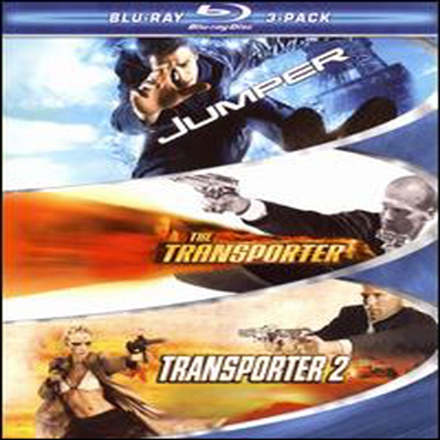 Action Blu-ray 3-Pack : Jumper/Transporter/Transporter 2 (점퍼/트랜스포터/트랜스포터2) (한글무자막)(3Blu-ray) (2013)