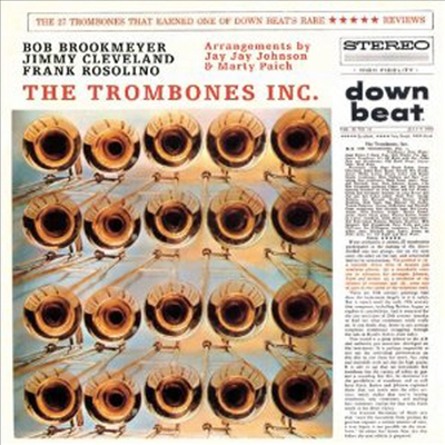 Bob Brookmeyer/Jimmy Clebeland/Bennie Green - Down Beat; The Trombones Inc (Remastered)(CD)