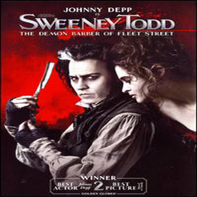 Johnny Depp/Helena Bonham Carter - 스위니 토드 (Sweeney Todd: The Demon Barber Of Fleet Street) (지역코드1)(DVD)(2013)