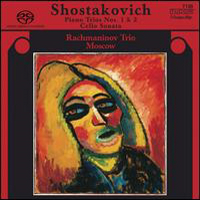 쇼스타코비치: 피아노 삼중주 1, 2번, 첼로 소나타 (Shostakovich: Piano Trios No.1 & 2, Cello Sonatas) (SACD Hybrid) - Rachmaninoff Trio Moscow