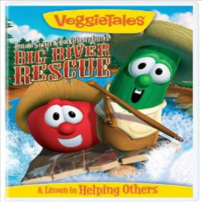 Veggietales: Tomato Sawyer &amp; Huckleberry Larry&#39;s Big River Rescue (야채극장 베지테일 : 토마토와 오이의 모험) (한글무자막)(Blu-ray+DVD) (2013)