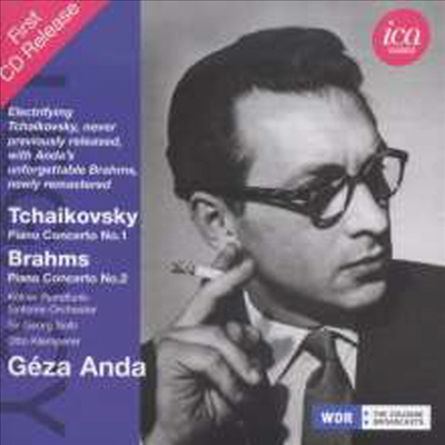 차이코프스키: 피아노 협주곡 1번, 브람스: 피아노 협주곡 2번 (Tchaikovsky: Piano Concerto No.1, Brahms: Piano Concerto No.2)(CD) - Geza Anda