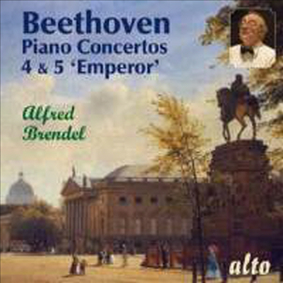 베토벤 : 피아노 협주곡 4, 5번 (Beethoven : Piano Concertos Nos. 4 &amp; 5)(CD) - Alfred Brendel