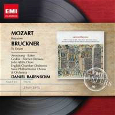 브루크너: 테 데움 &amp; 모차르트: 레퀴엠 (Bruckner: Te Deum in C major, WAB 45 &amp; Mozart: Requiem in D minor, K626)(CD) - Daniel Barenboim