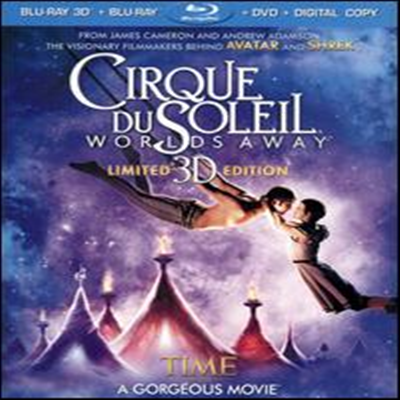 Cirque Du Soleil: Worlds Away - Cirque Du Soleil: Worlds Away (태양의 서커스: 월드 어웨이 ) (Blu-ray 3D+Blu-ray+DVD+Digital Copy) (2013)(Blu-ray)