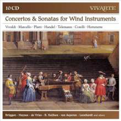 관악기를 위한 협주곡과 소나타 (Concertos &amp; Sonatas for Wind Instruments) (10CD Boxset) - Frans Bruggen