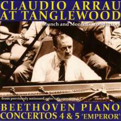 베토벤: 피아노 협주곡 4번 & 5번 '황제' (Beethoven: Piano Concertos Nos. 4 & 5 'Emperor)(CD) - Claudio Arrau
