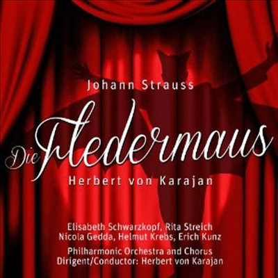 J. 슈트라우스: 오페레타 &#39;박쥐&#39; (J. Strauss: Die Fledermaus) (2CD) - Elisabeth Schwarzkopf