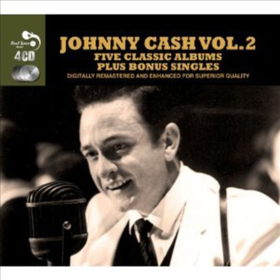 Johnny Cash - 5 Classic Albums Plus Bonus Singles, Vol.2 (Remastered)(4CD)