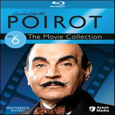 Agatha Christie&#39;s Poirot: The Movie Collection - Set 6 (아가사 크리스티 : 명탐정 포와로) (한글무자막)(3Blu-ray) (2013)