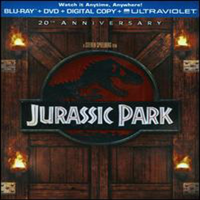 Jurassic Park (쥬라기 공원) (한글무자막)(Blu-ray+DVD+Digital Copy+UltraViolet) (1993)
