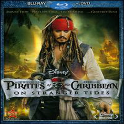 Pirates of the Caribbean: On Stranger Tides (캐리비안의 해적: 낯선 조류) (한글무자막)(Two-Disc Combo: Blu-ray+DVD) (2011)
