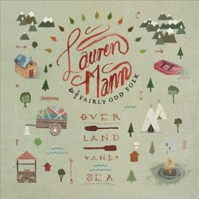 Lauren Mann &amp; The Fairly Odd Folk - Over Land &amp; Sea (CD)