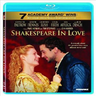 Shakespeare in Love (셰익스피어 인 러브) (한글무자막)(Blu-ray) (2012)
