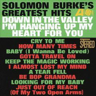 Solomon Burke - Greatest Hits (Remastered)(Ltd. Ed)(일본반)(CD)