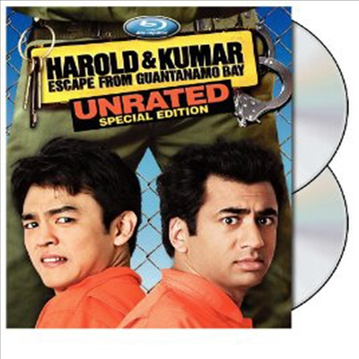 Harold &amp; Kumar Escape From Guantanamo Bay (해롤드와 쿠마의 관타나모 탈출) (한글무자막)(Blu-ray) (2008)