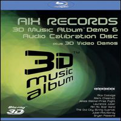 3D Music Album - Demo &amp; Audio Calibration Disc (Blu Ray 3D) (2012)(Blu-ray) - Laurence Juber