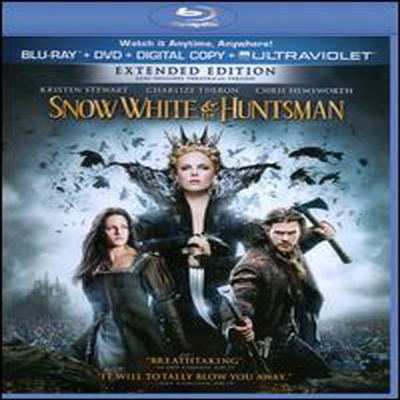 Snow White & the Huntsman (스노우 화이트 앤 더 헌츠맨 ) (한글무자막)(Blu-ray+DVD+Digital Copy+UltraViolet) (2012)