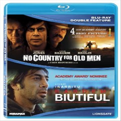 Javier Bardem Double-Feature : No Country For Old Men/ Biutiful (노인을 위한 나라는 없다 / 비우티풀) (한글무자막)(2Blu-ray) (2012)