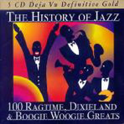 Various Artists - History Of Jazz 1 : 100 Ragtime, Dixieland & Boogie Woogie Greats (5CD Boxset)