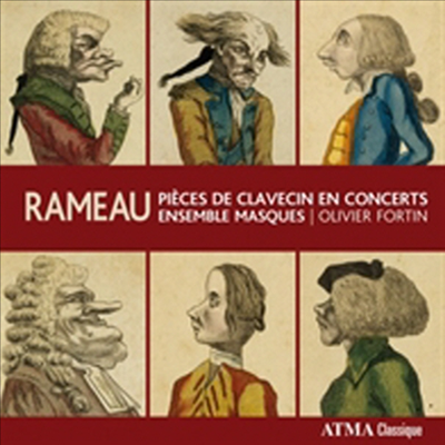 라모 : 클라브생과 합주를 위한 음악 1~5번 (Rameau : Pieces De Clavecin en Concerts)(CD) - Olivier Fortin