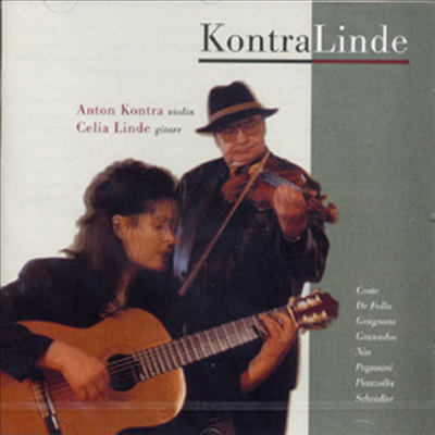 바이올린과 기타의 화려한 이중주 (Violin &amp; Guitar Duo - Kontra Linde)(CD) - Anton Kontra