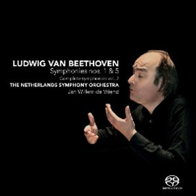 베토벤 : 교향곡 1, 5번 (Beethoven : Symphonies Nos.1 & 5, Complete Symphonies Volume 2) (SACD Hybrid) - Jan Willem de Vriend