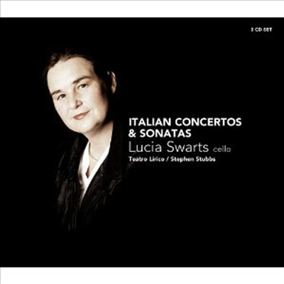 이탈리아 협주곡과 소나타 (Italian Cello Concertos &amp; Sonatas) (3CD) - Lucia Swarts