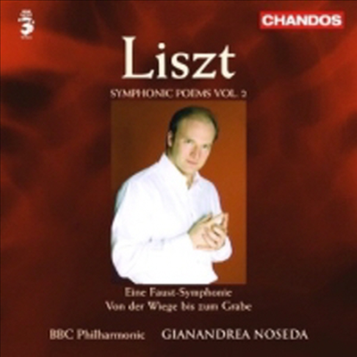 리스트: 교향시 2집 - 파우스트 교향곡 (오리지널 버전), 요람에서 무덤까지 (Liszt: Symphonic Poems, Vol. 2)(CD) - Gianandrea Noseda