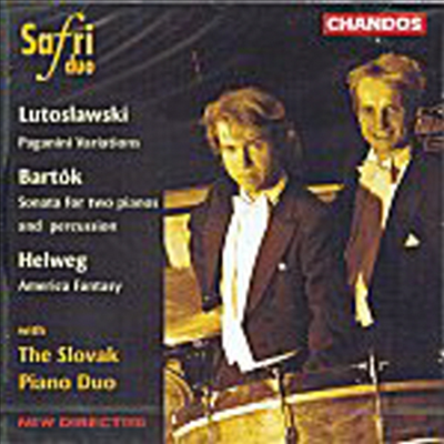 바르톡 : 두 대의 피아노와 타악기를 위한 소나타 (Bartok : Sonata For 2 Pianos & Percussion Sz110)(CD) - Safri Duo