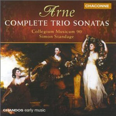 안 : 트리오 소나타 전곡집 (Arne : Complete Trio Sonatas)(CD) - Collegium Musicum 90