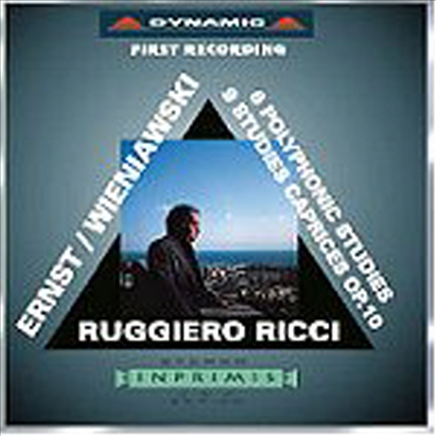 에른스키, 비에니아프스키 : 독주 바이올린 작품집 (Ernst, Wieniawski : Works for Solo Violin)(CD) - Ruggiero Ricci